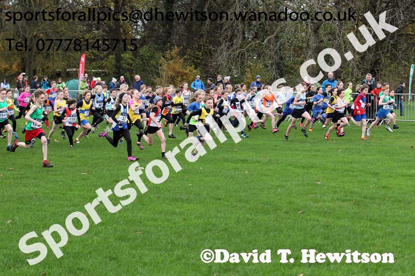 Boys and Girls under-11s, British Athletics Liverpool Cross Challenge, Sefton Park, Liverpool. Photo: David T. Hewitson/Sports for All Pics
